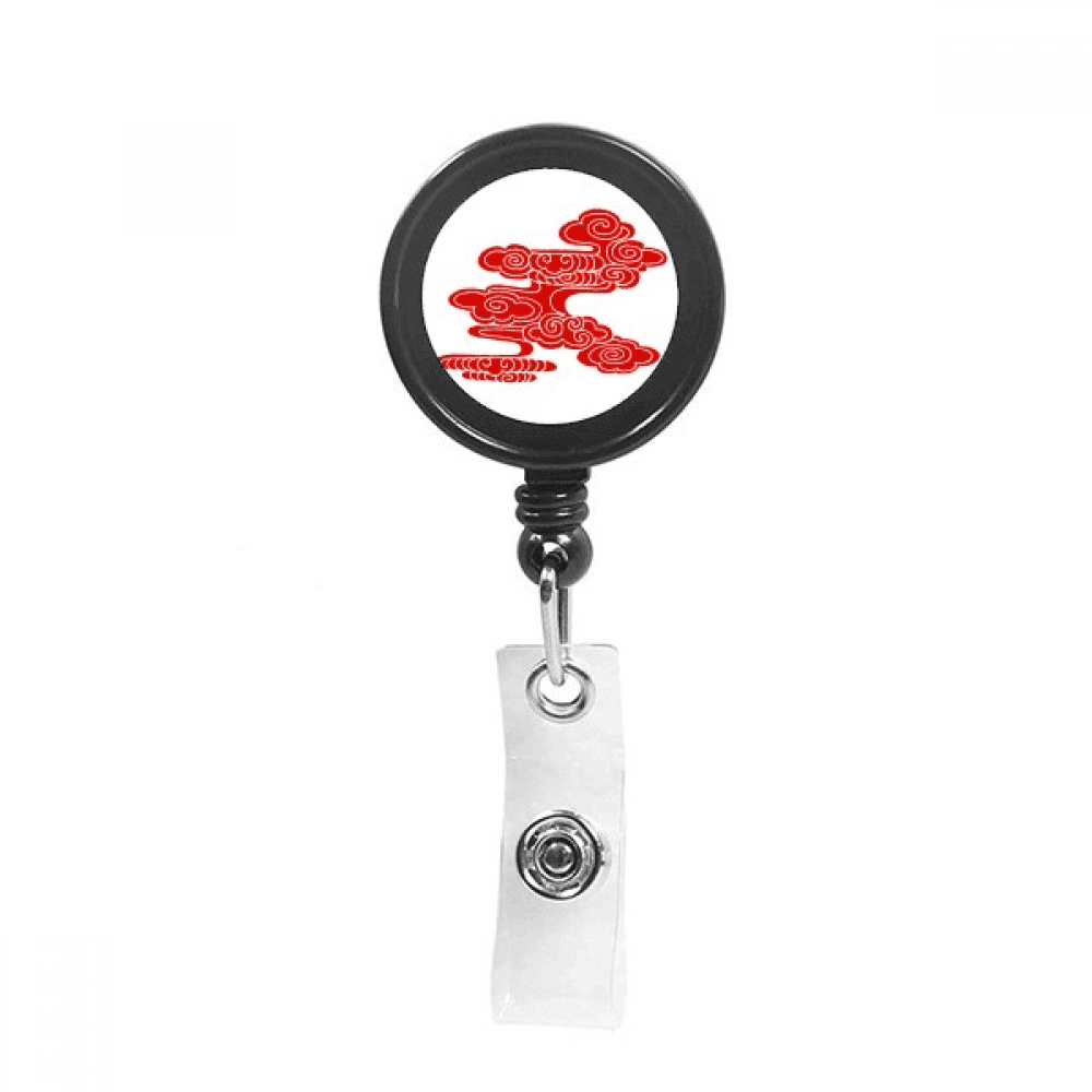 Beautiful Pattern Life Design Retractable Keychain Badge Holder ID Badge