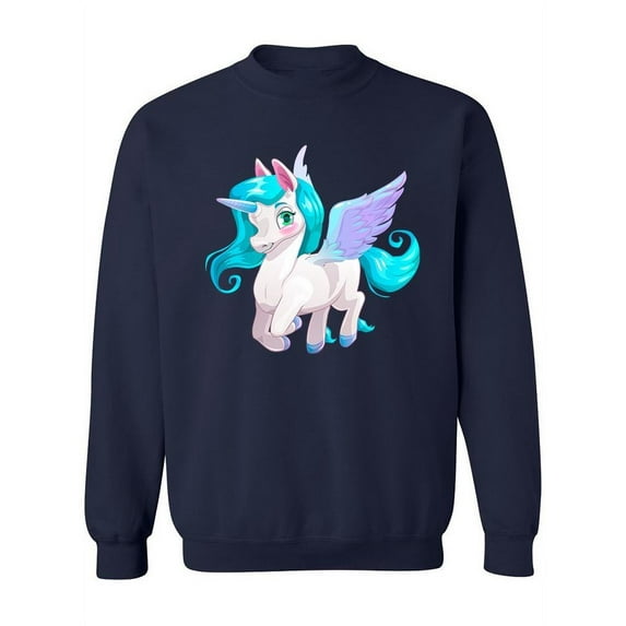 Beautiful Pegasus Design. Sweatshirt Women -Image by Shutterstock, Female Large