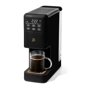 Beautiful Perfect Grindâ„¢ Programmable Single Serve Coffee Maker, Black Sesame by Drew Barrymore