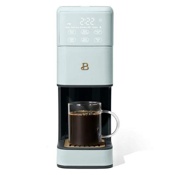 Beautiful Perfect Grind™ Programmable Single Serve Coffee Maker, Hydrangea by Drew Barrymore