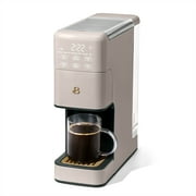 Beautiful Perfect Grind Programmable Single-Serve Coffee Maker, Porcini Taupe, Model 19433