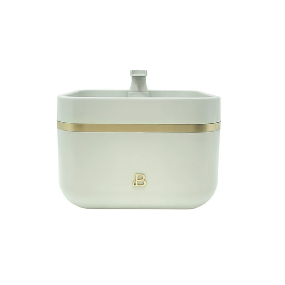 Beautiful Pet Water Fountain with Removable Faucet, 3.8L, Sage by Drew Barrymore