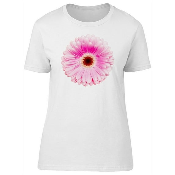 Beautiful Pink Gerbera Blossoms T-Shirt Women -Image by Shutterstock, Female Medium