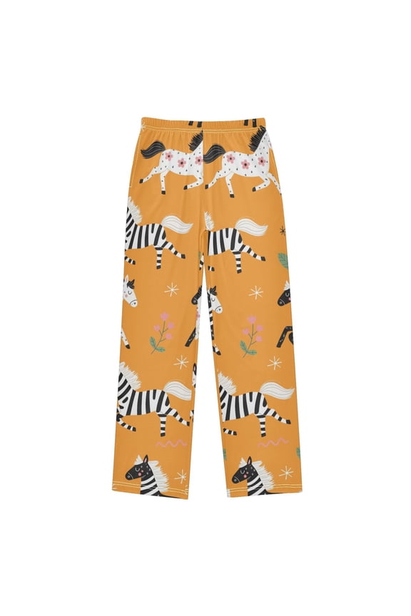 Beautiful Pony Pattern Pajama Pants Soft Lightweight Lounge Pants Bottoms Sleep Pants Warm Comfy