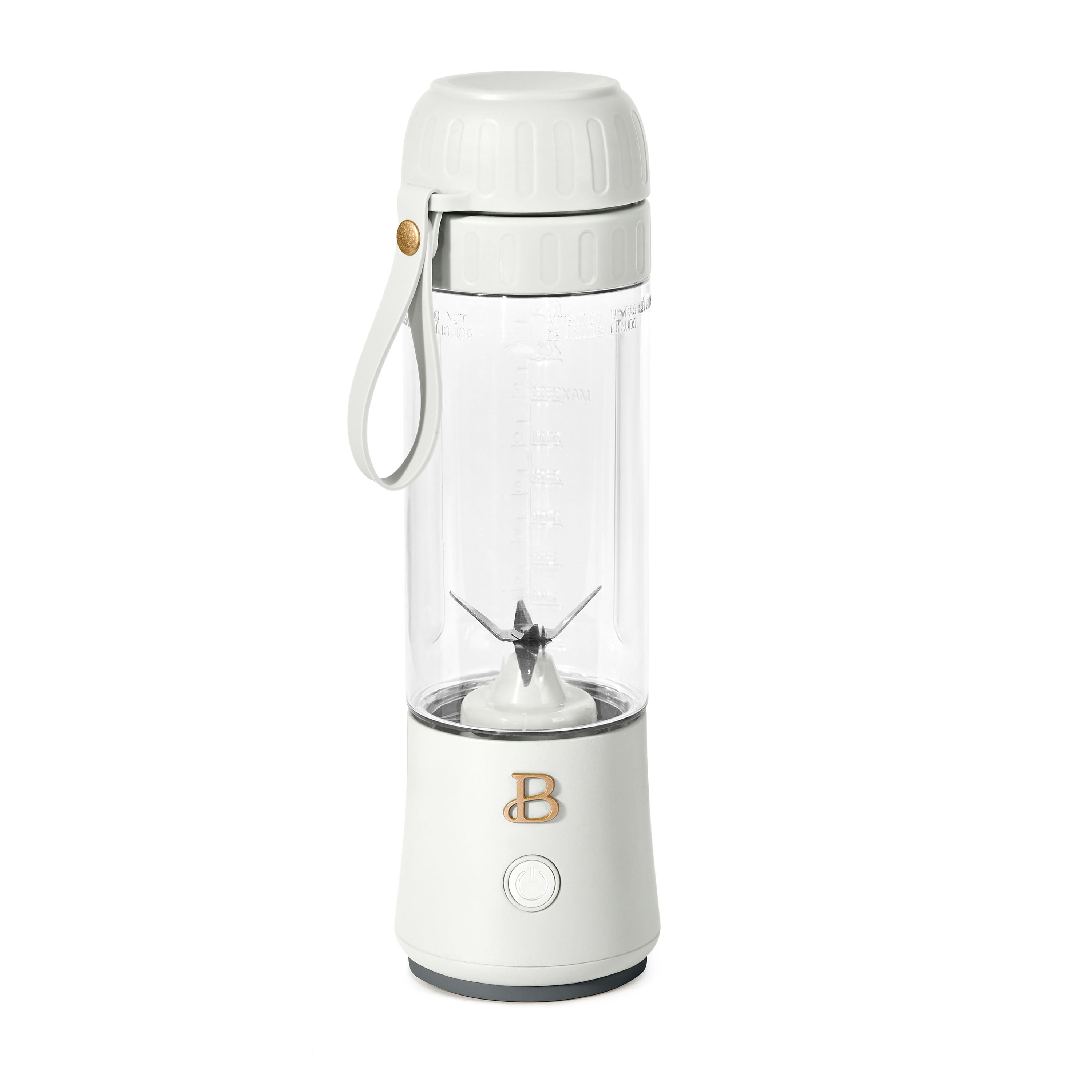 Beautiful Portable to-Go Blender 2.0, 70 W, 16 oz, White Icing by