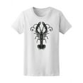 thumbnail image 1 of Beautiful Prawn Tribal Mandala T-Shirt Women -Image by Shutterstock, Female x-Large, 1 of 2
