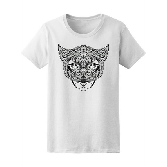 Beautiful Puma Sketch T-Shirt Women -Image by Shutterstock, Female Large