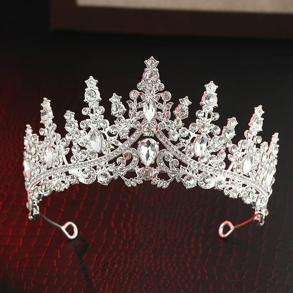 Beautiful Queen Crown Baroque Crystal Headbands Bridal Crown Tiaras Party