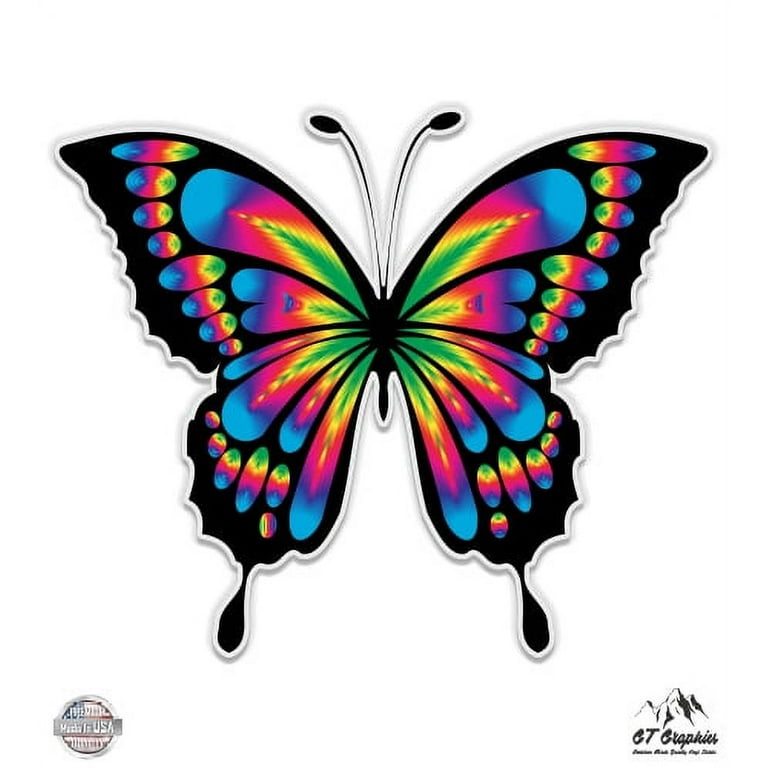 Colorful Butterfly Sticker Wholesale sticker supplier Vinyl Decals