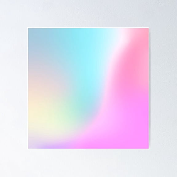 Beautiful Rainbow Gradient Poster- Unframed Poster | Wall Art | Perfect For Home Decor & Gifts, 8x12