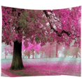 Beautiful Red Big Tree Printed Large Wall Tapestry Cheap Hippie Wall