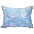 thumbnail image 1 of Beautiful Red Crowned Crane Body Pillow Cover with Zipper, Soft and Cozy Fuzzy Fleece Body Pillow Case Cover 21 x 54 in, Plush Long Body Pillow Pillowcase for Fall and Winter Home Decor Gifts, 1 of 7