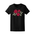 thumbnail image 1 of Beautiful Red Roses Graphic T-Shirt Women -Image by Shutterstock, Female x-Large, 1 of 2