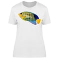 thumbnail image 1 of Beautiful Regal Angelfish T-Shirt Women -Image by Shutterstock, Female 3X-Large, 1 of 2
