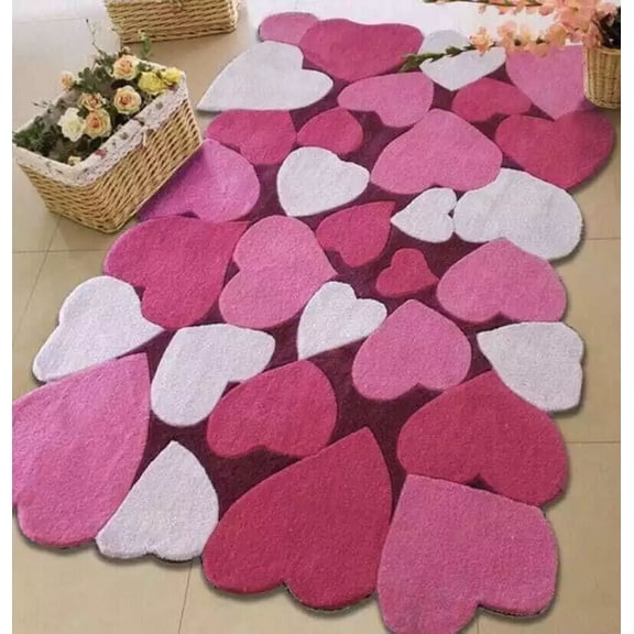 Beautiful Romantic Hand Tufted Carpet 100% Wool Area Rug