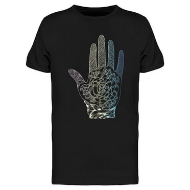 Beautiful Rose And Patterns T-Shirt Men -Image by Shutterstock, Male Medium