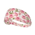 thumbnail image 1 of Beautiful Rose Flowers A Headbands for Women Men, Workout Elastic Sweat Band for Yoga Running Cycling Gym Exercise Non Slip Head Bands for Women's Hair, 1 of 5