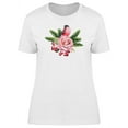 thumbnail image 1 of Beautiful Rose With Berries T-Shirt Women -Image by Shutterstock, Female XX-Large, 1 of 2