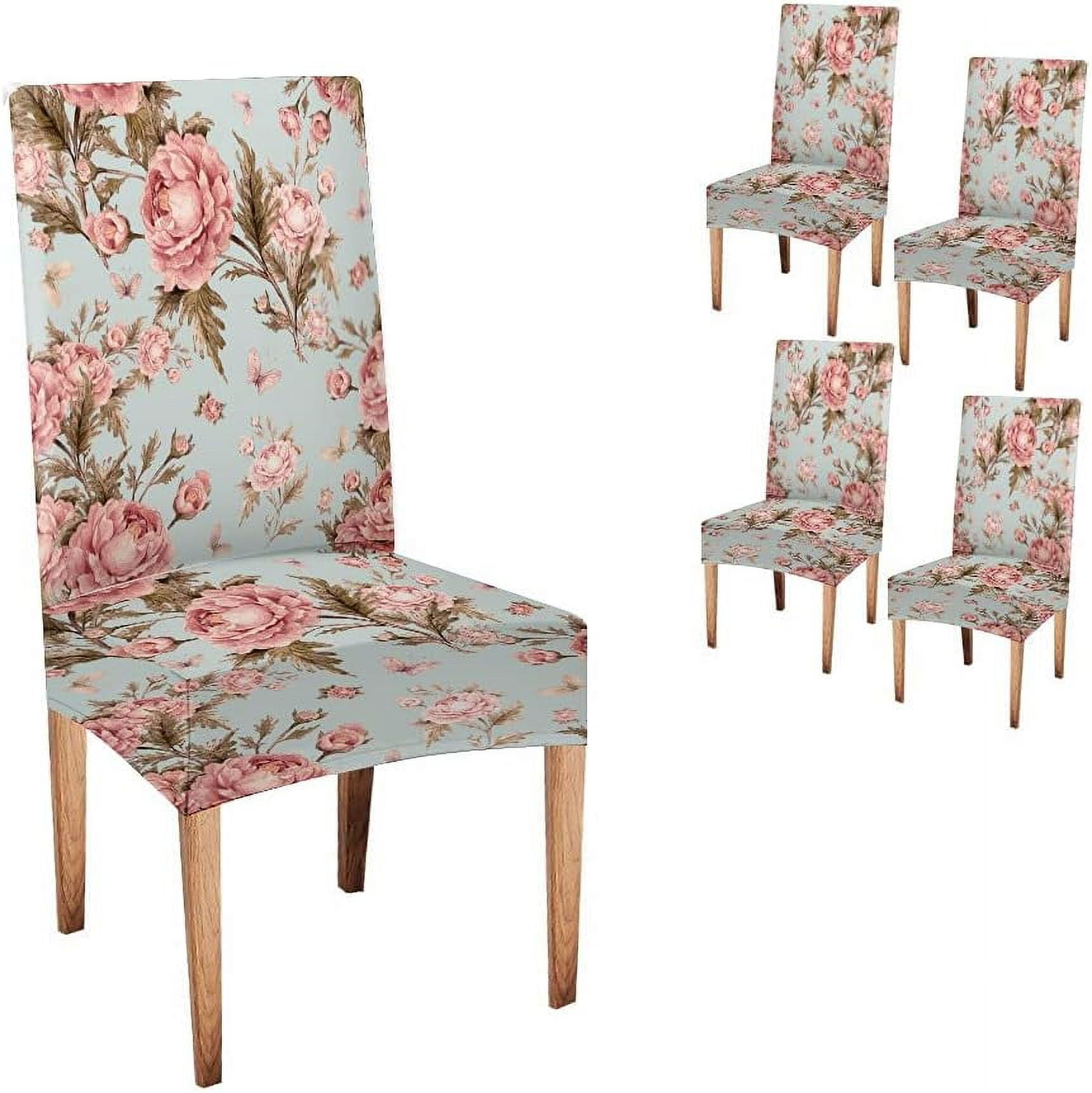 Beautiful Roses Chair Covers Vintage Chair Covers Spring Summer