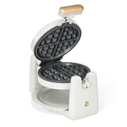 Beautiful Rotating Belgian Waffle Maker, White Icing by Drew Barrymore