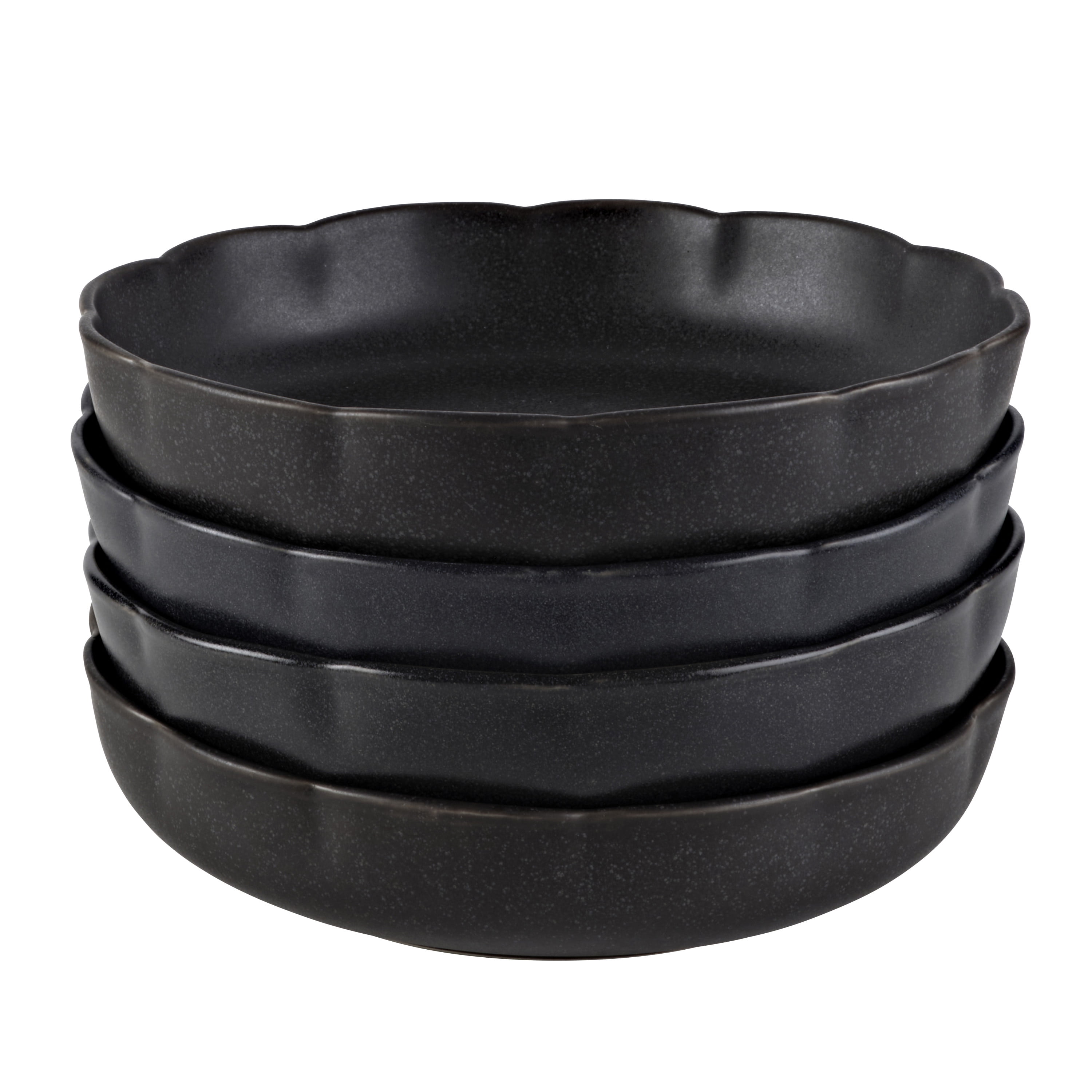 BTFL SCALLOP S4 PASTA BOWL BLK RMLR WM