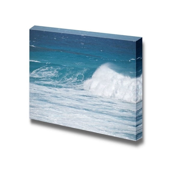 Beautiful Scenery Seascape Turquoise Blue Wave Breaking at Shore of Esperance Western Australia - Canvas Art Wall Art - 16" x 24"