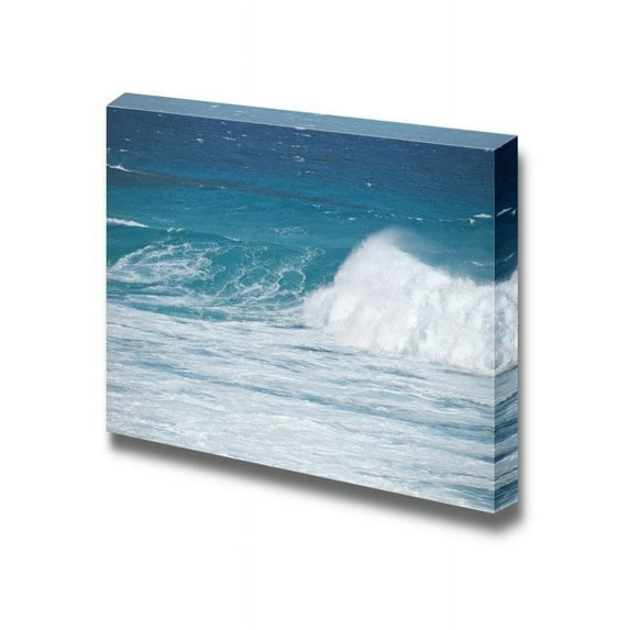 Beautiful Scenery Seascape Turquoise Blue Wave Breaking at Shore of Esperance Western Australia - Canvas Art Wall Art - 24" x 36"