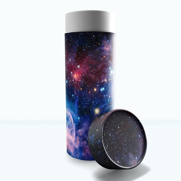 Beautiful Scenes - Cosmic Scattering Urn - Biodegradable Urns for Human Ashes Adult for Funeral, Burial, Niche, or Columbarium Cremation - Urns for Adult Ashes - Scattering Urns - Small