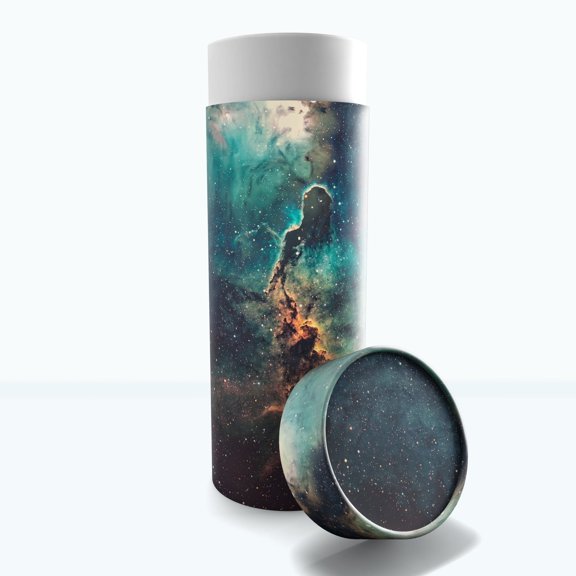 Beautiful Scenes - Supernova Scattering Urn - Biodegradable Urns for Human Ashes Adult for Funeral, Burial, Niche, or Columbarium Cremation - Urns for Adult Ashes - Scattering Urns - Small