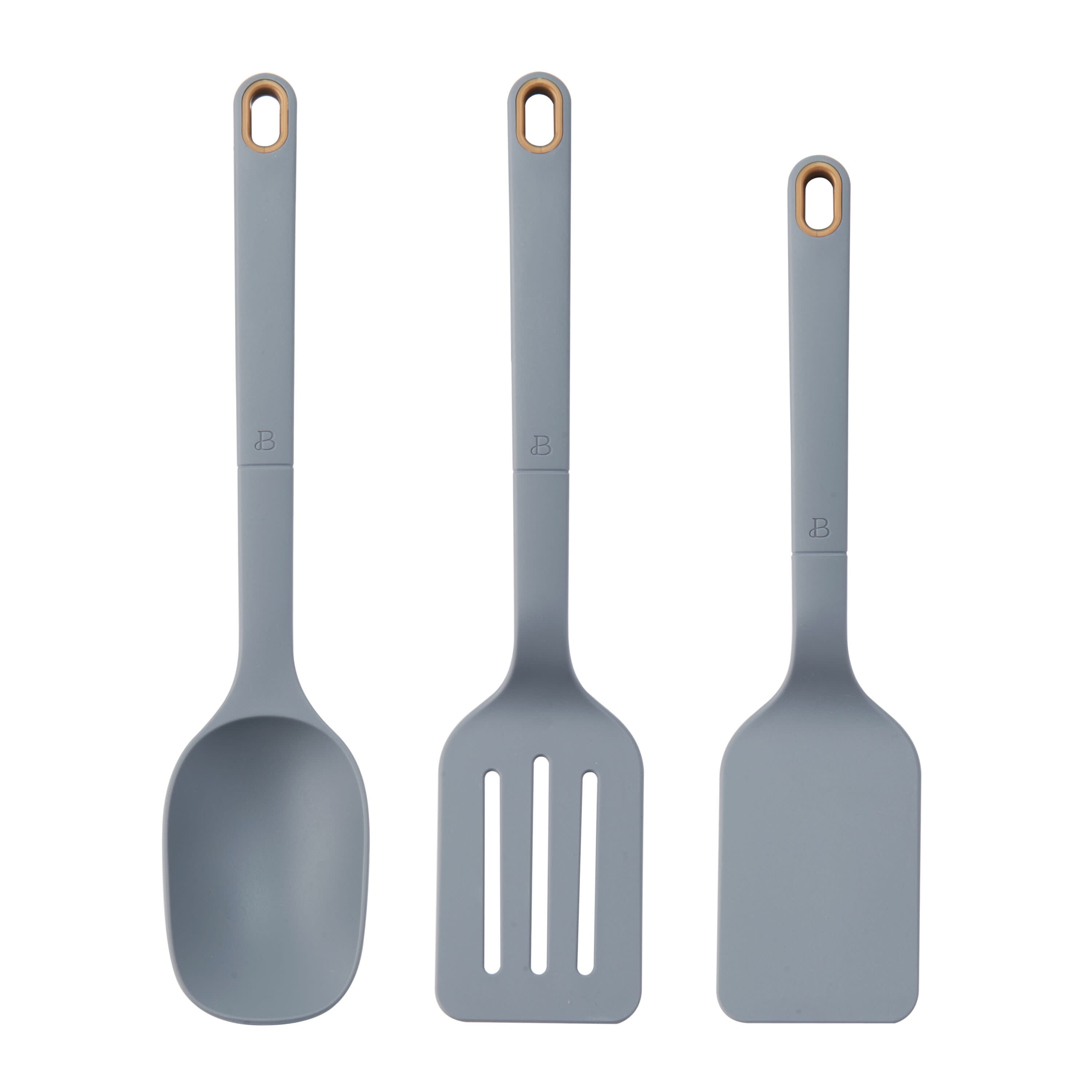 Beautiful Set of 3 Nylon Tools in Grey Smoke by Drew Barrymore - Walmart.com