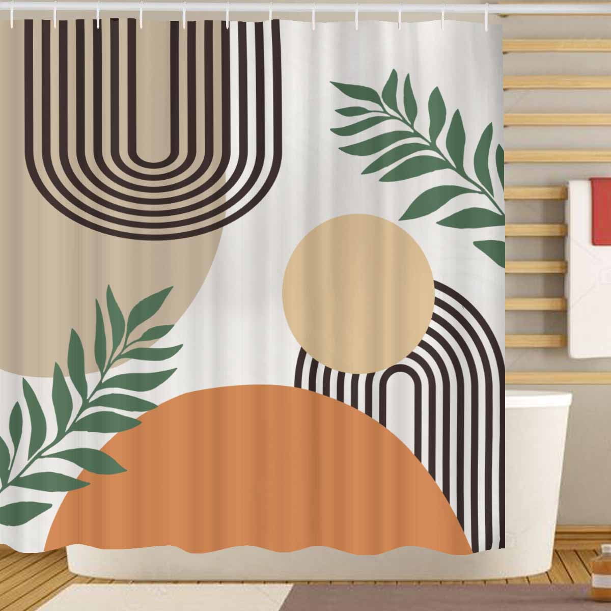 Beautiful Shower Curtain for Bathroom A Stylish 72" x 72" Modern