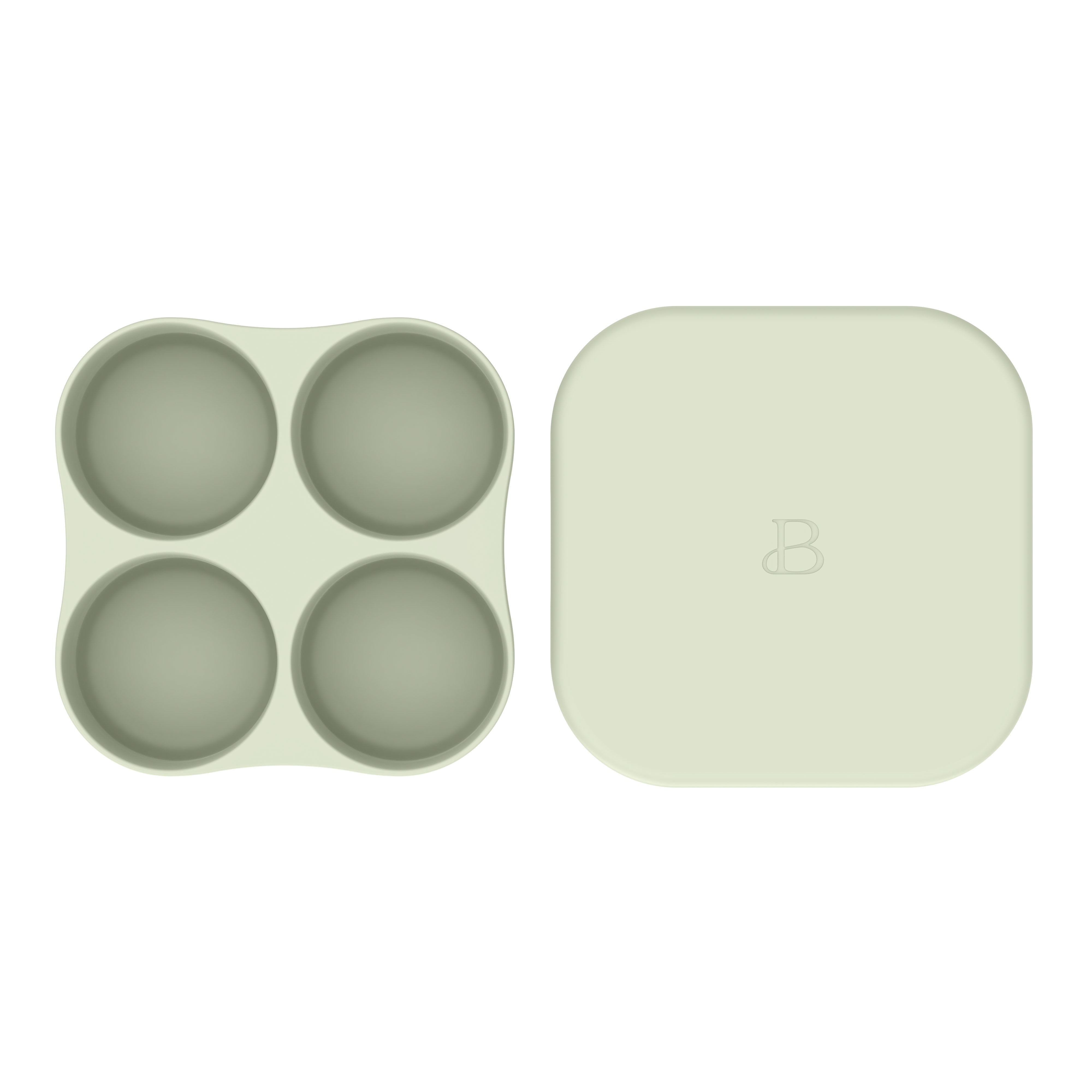 Beautiful Silicone Egg Bites Mold, Sage Green by Drew Barrymore