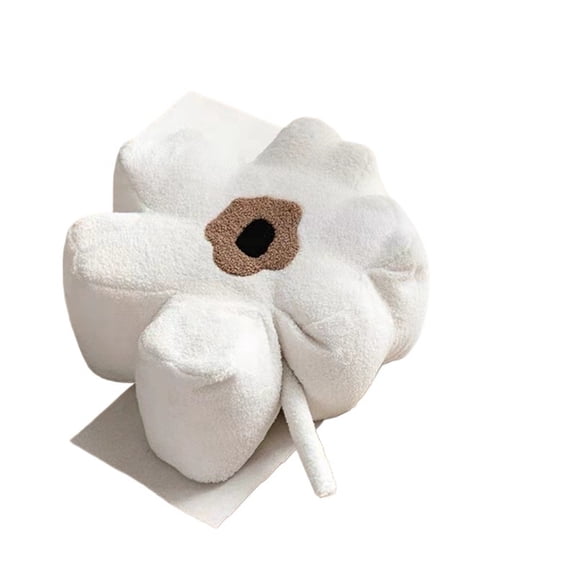 Beautiful Six Petal Flower Plush Pillow Toy Soft Cartoon Plant Stuffed Doll Chair Cushion Sofa Floor Mat Kids Birthday Gifts