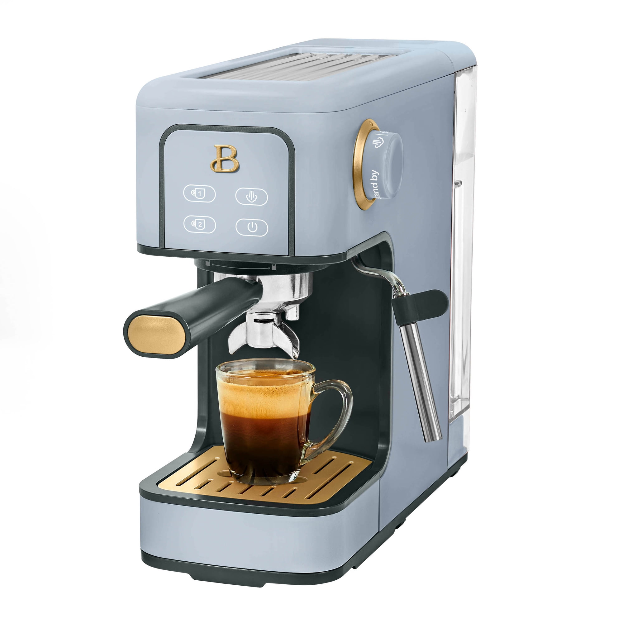 Beautiful Slim 20 Bar, 1-Cup Cornflower Blue Espresso Machine