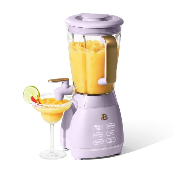 Beautiful Slush Crush 60 oz 4-Speed Frozen Drink Maker, Lavender by Drew Barrymore