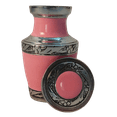 thumbnail image 1 of Beautiful Small Mini Keepsake Cremation Urns for Human Ashes Set of 4 - with Velvet Box, 1 of 3