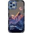 thumbnail image 1 of Beautiful Snow Mountain Moon Night Soft Phone Case Compatible with iPhone Case (Blue,iPhone 12 Mini), 1 of 7