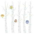 thumbnail image 1 of Beautiful Snowy Design with Birds Artwork for Living Room Wall Decoration - Cute Owls Hanging on a Tree with Snow Theme Art Design for Relaxing Room Vinyl Wall Decal 20" x 19", 1 of 5