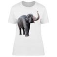 thumbnail image 1 of Beautiful Spotted Elephant Young T-Shirt Women -Image by Shutterstock, Female Small, 1 of 2