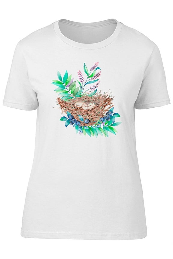Beautiful Spring Bird Nest Tee Women's -Image by Shutterstock