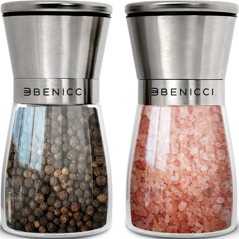  Gorgeous Salt And Pepper Grinder Set - Refillable