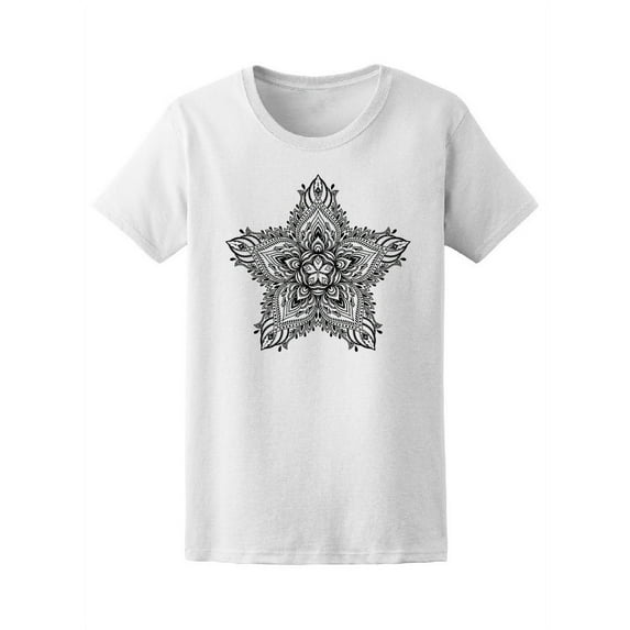 Beautiful Star Tribal Mandala Tee Women's -Image by Shutterstock