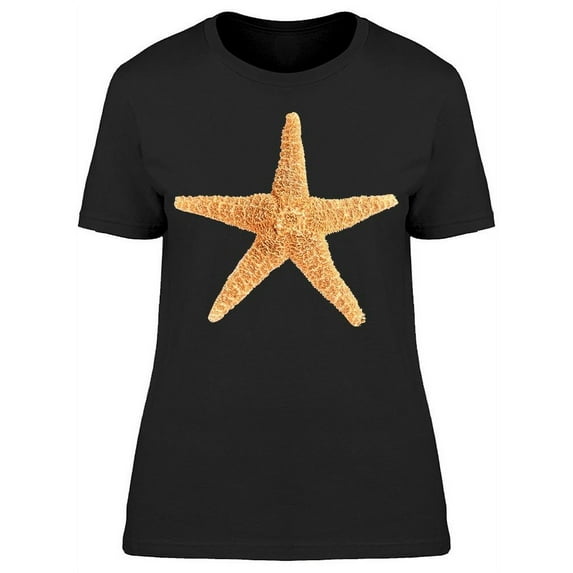 Beautiful Starfish In Dark T-Shirt Women -Image by Shutterstock, Female Large