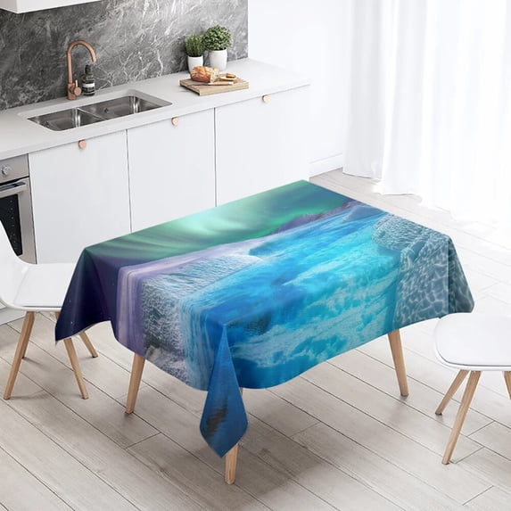 Beautiful Starry Sky Tablecloth Party Restaurant Decoration Anti-Stain Waterproof Rectangular Home Table