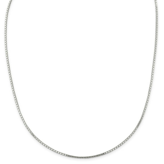 Beautiful Sterling Silver 1.5mm Mirror Box Chain