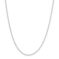 thumbnail image 1 of Beautiful Sterling Silver 2.25mm Oval cable chain, 1 of 2