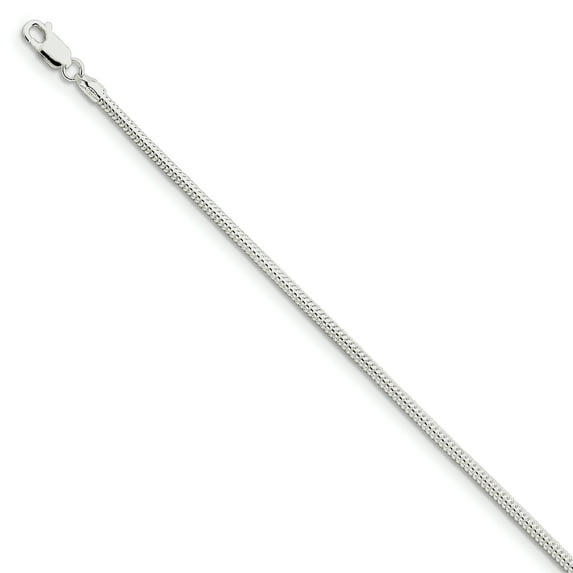 Beautiful Sterling Silver 2.5mm Round Snake Chain