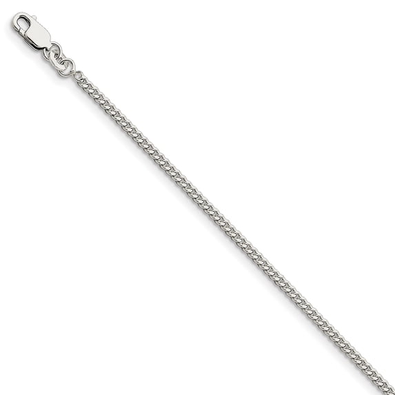 Beautiful Sterling Silver 2mm Curb Chain