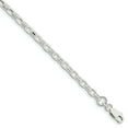 thumbnail image 1 of Beautiful Sterling Silver 4.4mm Oval Rolo Bracelet, 1 of 1