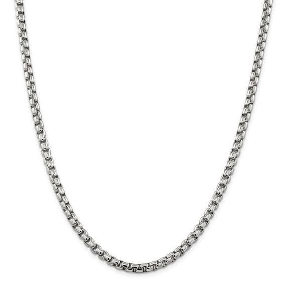 Beautiful Sterling Silver 5.20mm Round Box Chain